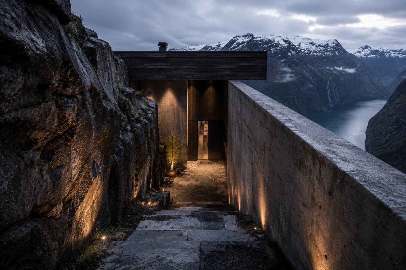 ABOVE THE SILENT FJORD — view 2