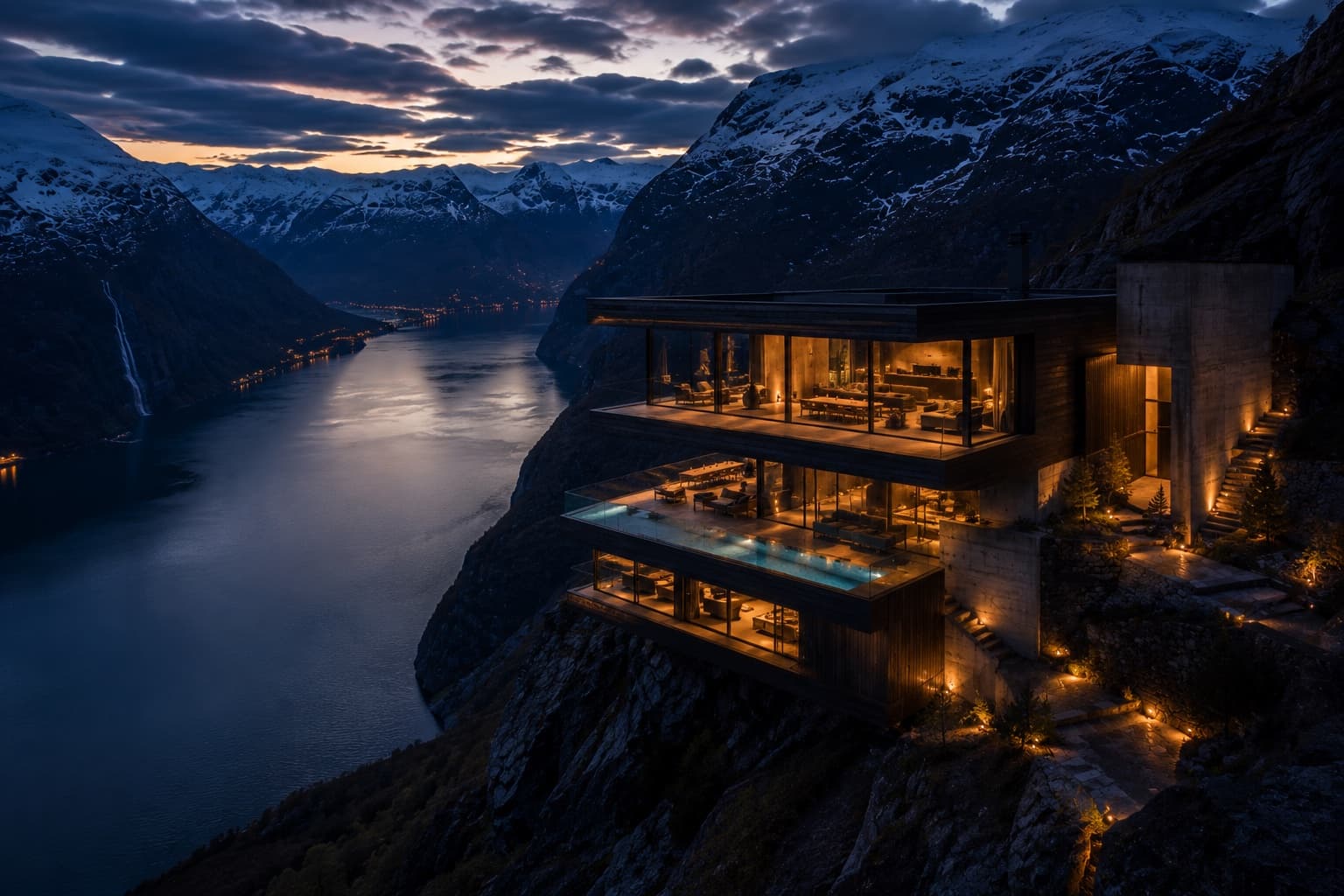 ABOVE THE SILENT FJORD — view 5