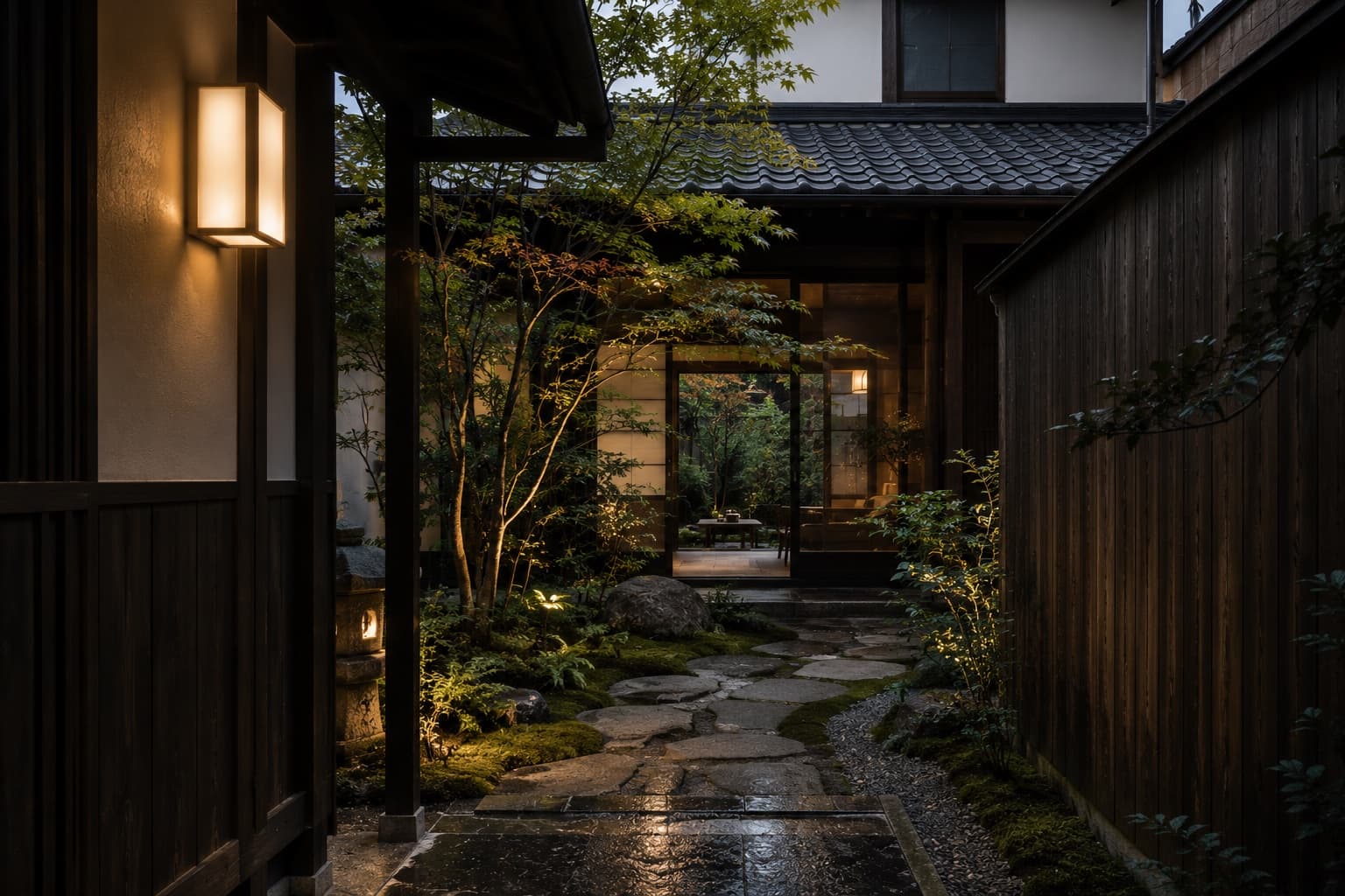 HOUSE BETWEEN GARDENS — view 2